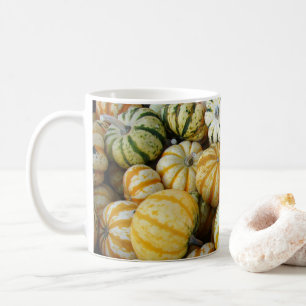 Caneca De Café Florestas de Colheita Laranja e Verde