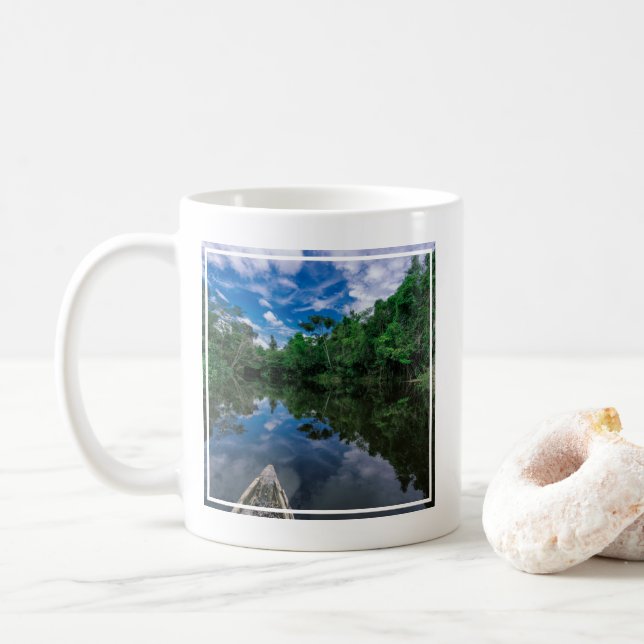 Caneca De Café Florestas | Floresta Selvagem Peruana (Com Donut)