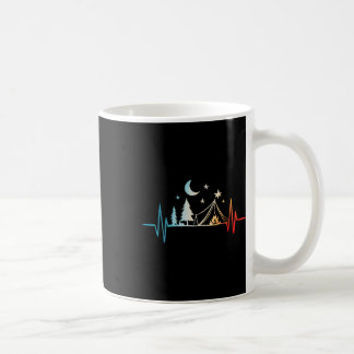 Caneca De Café Florestas Montanhas Natureza Batimento Cardíaco Ao