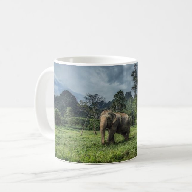 Caneca De Café Florestas | Parque Nacional de Kao Sok (Frente Esquerda)