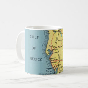 Caneca De Café Flórida Antiga Golfo do México