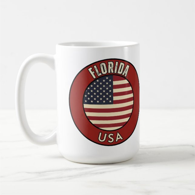 Caneca De Café Flórida Estados Unidos da América (Esquerda)