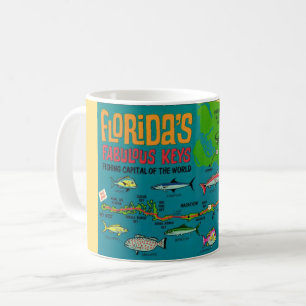 Caneca De Café Flórida Keys Pescaria Mug