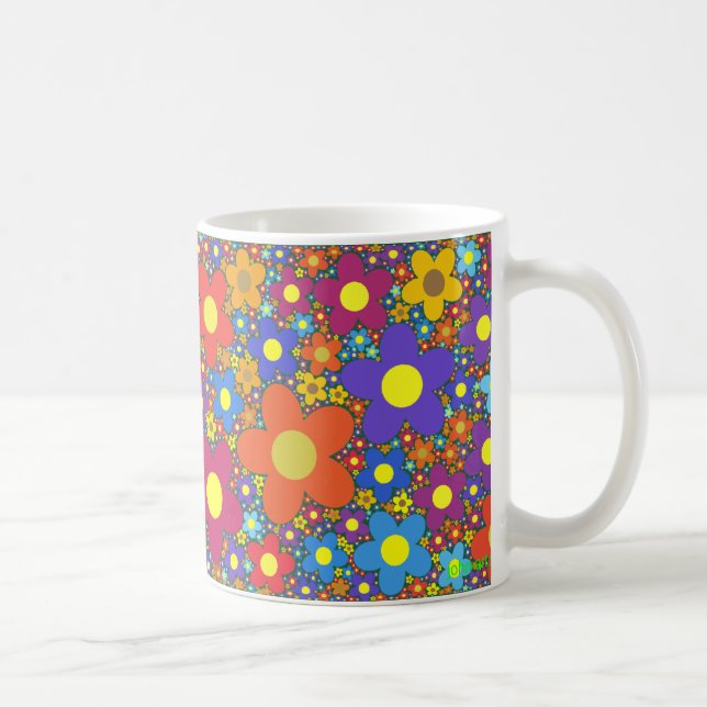 Caneca De Café florido (Direita)