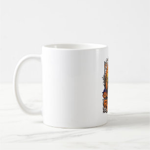 Caneca De Café Florista de Vassoura Quebrada Halloween Bruxa Abob