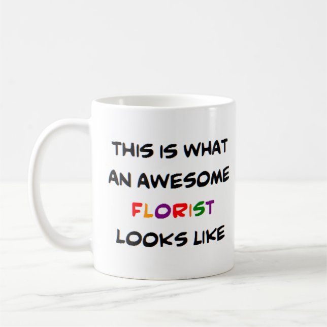 Caneca De Café florista, incrível (Esquerda)