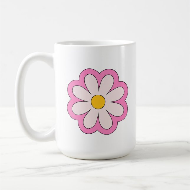 Caneca De Café Flower (Esquerda)