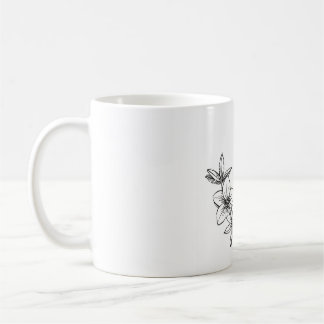 Caneca De Café Flower bee ceramic mug 