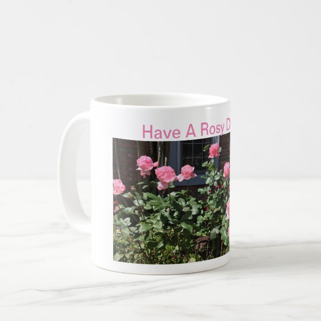 Caneca De Café Flower Coffee Mug (Frente Esquerda)