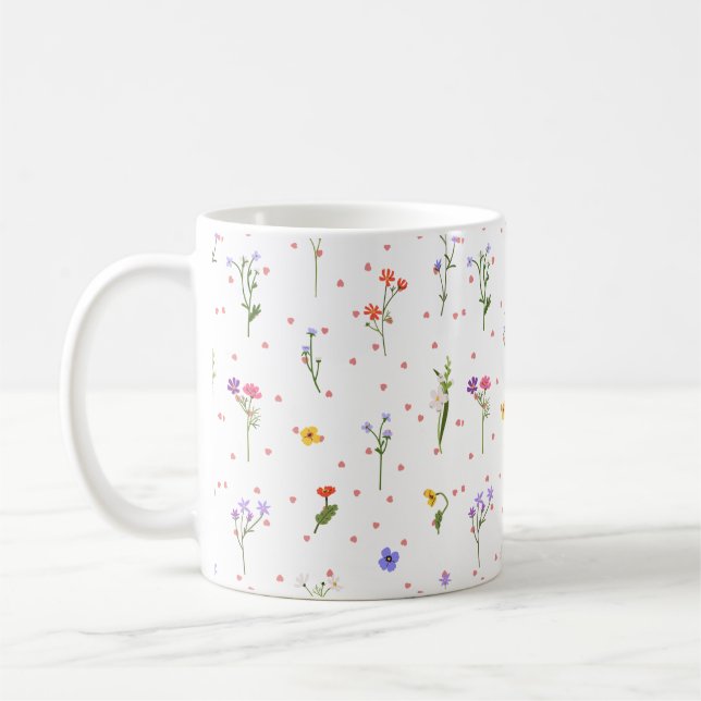 Caneca De Café Flower Coffee Mug (Esquerda)