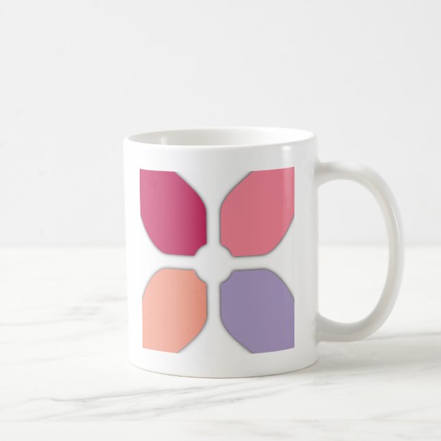 Caneca De Café Flower Cross (Direita)