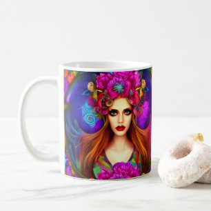 Caneca De Café Flower Fairy Queen