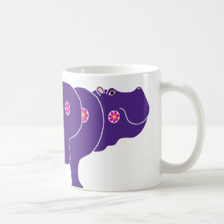 Caneca De Café flower hippo