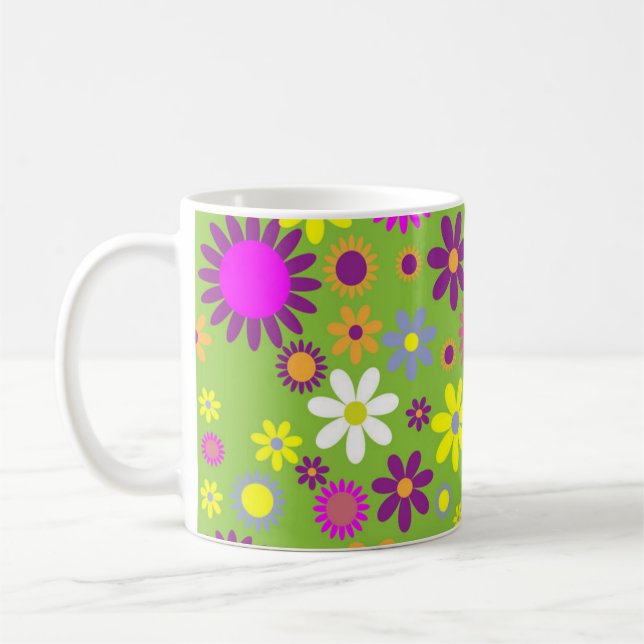 Caneca De Café Flower Power 70's Collection Mug (Esquerda)