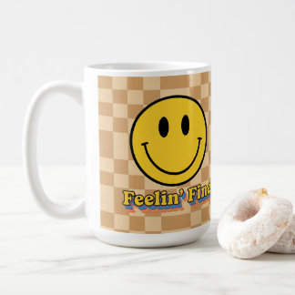 Caneca De Café Flower Power Retro Daisy Sunflower Mug - 70s 