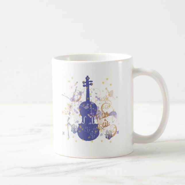 Caneca De Café flowerfiddle (Direita)