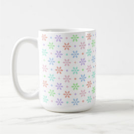 Caneca De Café Flowers, Dots & Sparkles