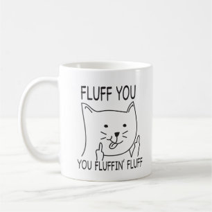 Caneca De Café Fluff fora do gatinho bonito