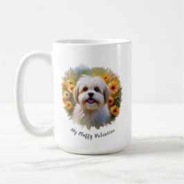 Caneca De Café Fluffy Lhasa Apso Mug para Manhãs Jovens