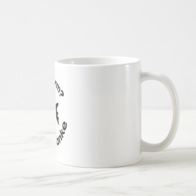 Caneca De Café Fluglärm? Nein Danke (Direita)