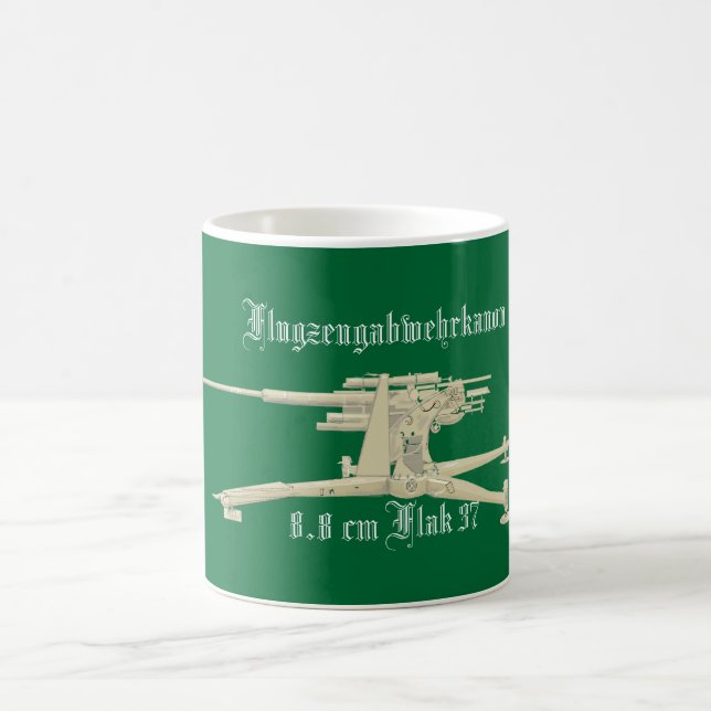 Caneca De Café Flugzeugabwehrkanon Flak 88 (Centro)