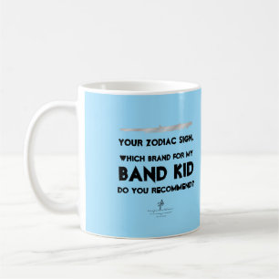 Caneca De Café Flute o seu Sinal Zodíaco Azul Glacial Anti-ISO