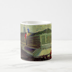 Caneca De Café Flutuador de Banho no Seine Asniere por Vincent va
