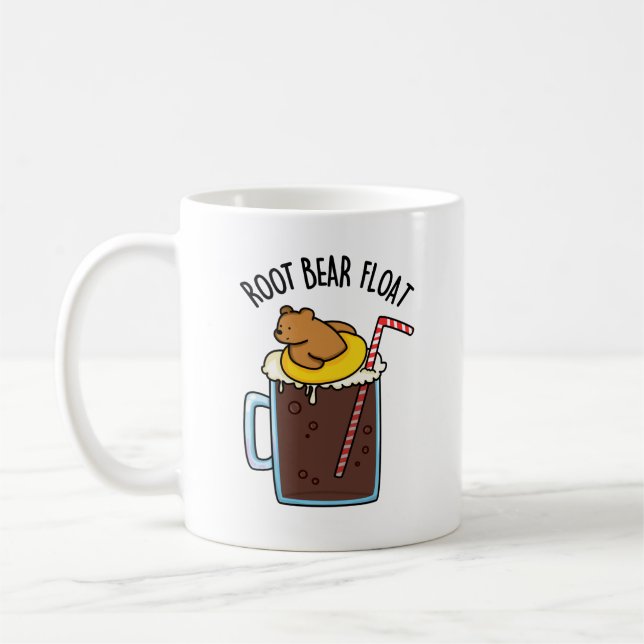 Caneca De Café Flutuador de Root Bear Piada Divertida de Root Bee (Esquerda)