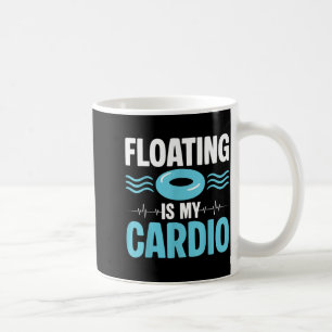 Caneca De Café Flutuar É Meu Cardio ol Humor Fitness