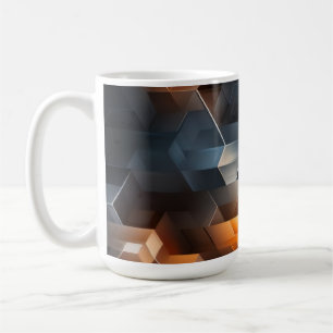 Caneca De Café Fluxo de Brasa da Meia-Noite