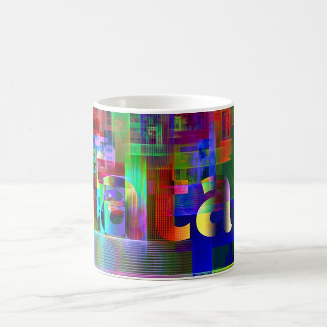 Caneca De Café Fluxo de dados (Centro)