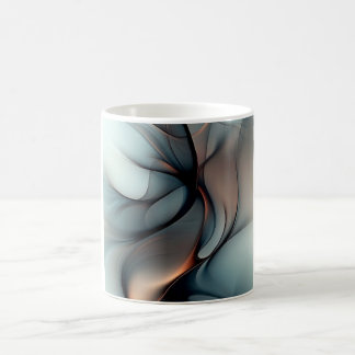 Caneca De Café Fluxo etéreo - Lâmpadas Elegantes de Abstrato