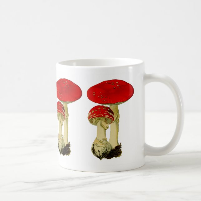Caneca De Café Fly agaric mushroom (Direita)