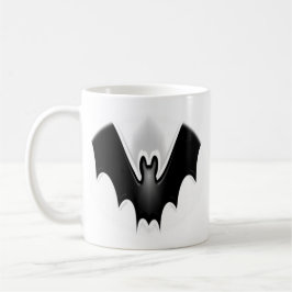 Caneca De Café Flying Funky Halloween Bat Spooky