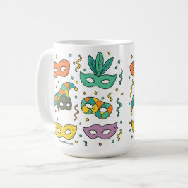 Caneca De Café Flying Masks