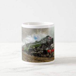 Caneca De Café Flying Scotsman oil Paintedl