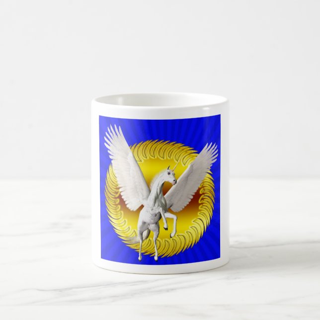 Caneca De Café Flying Unicorn (Centro)