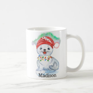 Caneca De Café Foca-branca Antártica, Chocolate Quente Nome Café