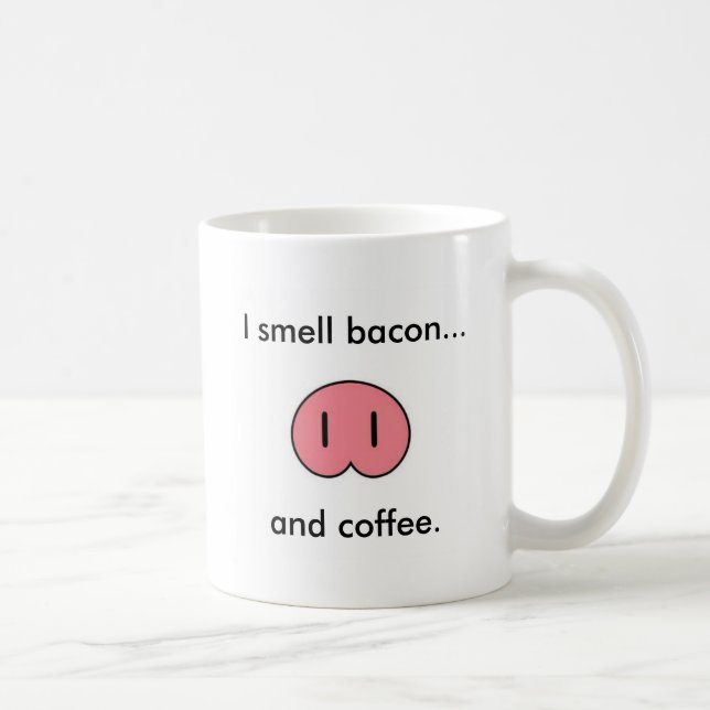 Caneca De Café Focinho de Porco c/ Cheiro de Bacon... (Direita)