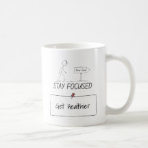 Foco em uma meta - Mug Motivacional