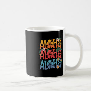 Caneca De Café Fofa Aloha Havaiano Férias de Verão Shaka Hibisco