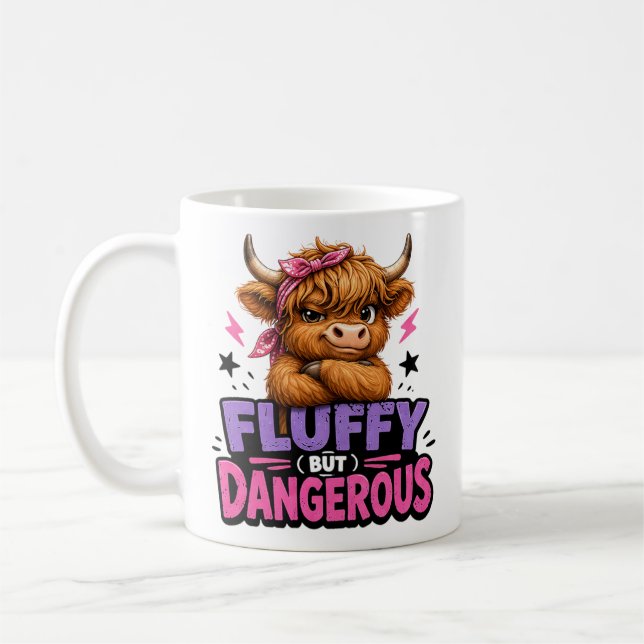 Caneca De Café Fofinho mas Perigoso (Esquerda)