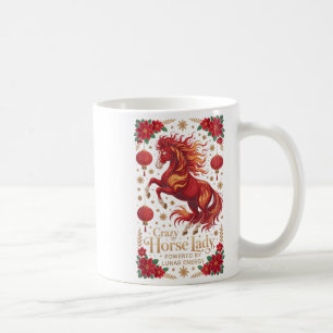 Caneca De Café Fofo Cavalo Louco Senhora Energizada Lunar Cn 2026
