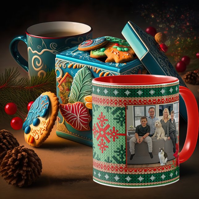 Caneca De Café Fofo de natal doce e doce Mug Foto (Criador carregado)