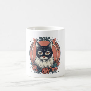 Caneca De Café fofo gata amante arte design comprar agora