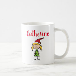 Caneca De Café fofo personalizado Natal feriado crianças