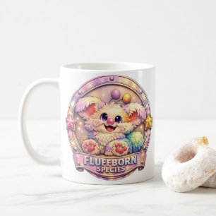 Caneca De Café Fofos e Difusos - Espécies Fluffborn