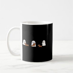 Caneca De Café Fofos Fantasmas Engraçados Caminhando Amantes de C
