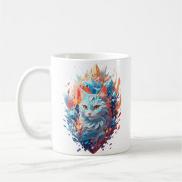 Caneca De Café Fogo criativo e Design de gelo