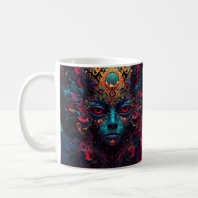 Caneca De Café Fogo da etiqueta do presente dos deuses (Esquerda)